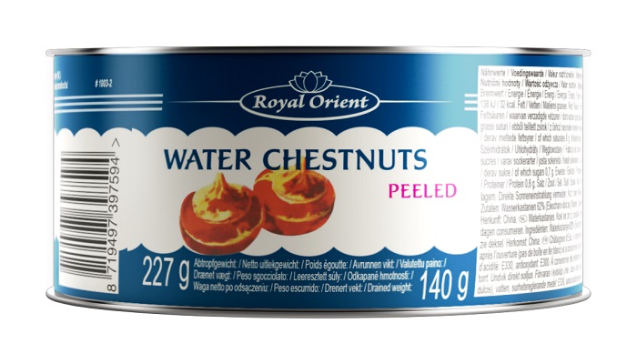 Water chestnuts in acqua Royal Orient 227g.